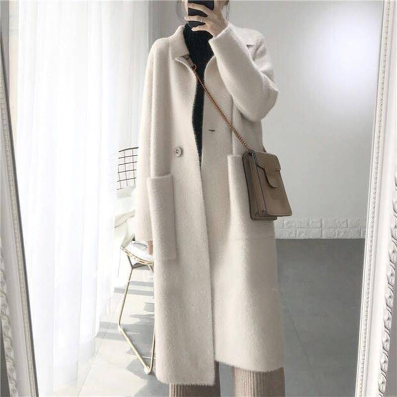 Winter Wild Mohair Wärme Dicke Imitation Nerz Wolle Frauen Lose Strickjacke Mittellangen Über Dem Knie Dicken Mantel Windjacke Frauen Stricken XL beige Winter Wild Mohair Wärme Dicke Imitation Nerz Wolle Frauen Lose Strickjacke Mittellangen Über Dem Knie Dicken Mantel Windjacke Frauen Stricken XL beige von Joom DACH
