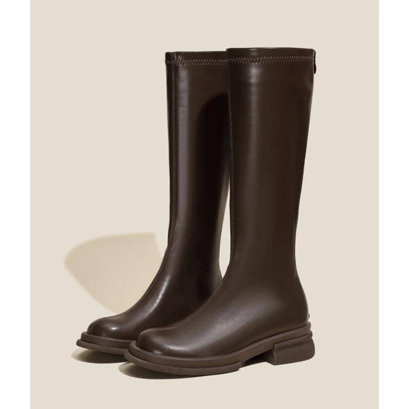 Winter Damen Ritter Hohe Stiefel Damenmode Reißverschlüsse hinten Damen Elegant Plateau Flats Lange Stiefel Kurzer Plüsch Damen Schuhe 40 braun Winter Damen Ritter Hohe Stiefel Damenmode Reißverschlüsse hinten Damen Elegant Plateau Flats Lange Stiefel Kurzer Plüsch Damen Schuhe 40 braun von Joom DACH