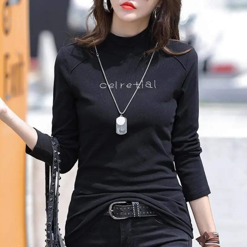 Winter warme Damenbluse, dicker Rollkragenpullover, Hemd für Damen, warme Bluse XXXL von Joom DACH