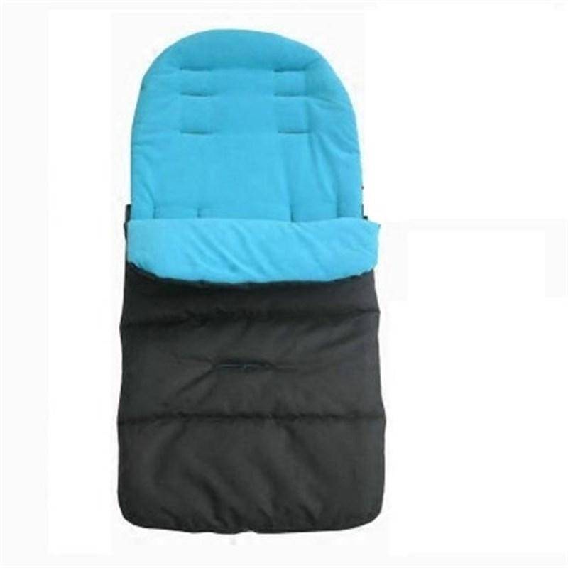 Winter winddichter Baby-Säuglingsschlafsack kältebeständige Kinderwagen-Matte Fußabdeckung blau von Joom DACH