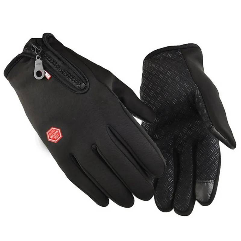 Winterhandschuhe für Männer und Frauen, warme taktische Handschuhe, Touchscreen, wasserdicht, Wandern, Skifahren, Angeln, Radfahren, Snowboard, rutschfeste Handschuhe XL schwarz von Joom DACH