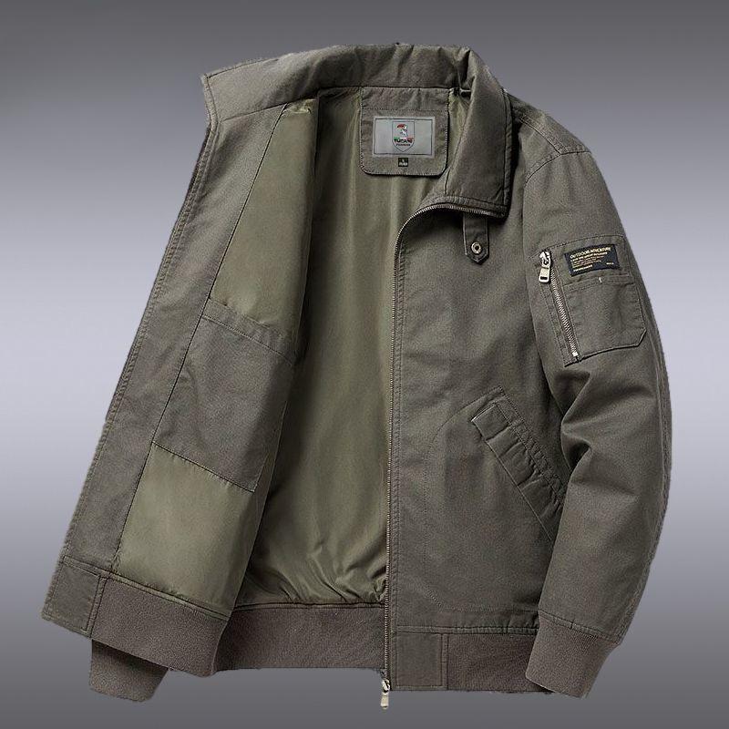 Winterjacke für Herren mittleren und älteren Alters aus warmem Lammsamt und samtverdickter reiner Baumwolle, lässige Baumwolljacke 4XL von Joom DACH