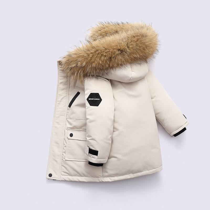 Winterjacke für Jungen Dick Warm Baby Jungen Oberbekleidung Mantel 2-12 Jahre Kinder Teenager Jungen Parka 120 von Joom DACH