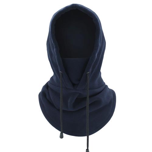 Wintermütze aus Plüsch, warm, für Radsport, Skimütze, winddichte Wintermütze, Outdoor-Sport, Lätzchen, kalt gepolsterte Kapuzenmaske dunkelblaue von Joom DACH