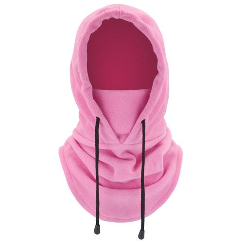 Wintermütze aus Plüsch, warm, für Radsport, Skimütze, winddichte Wintermütze, Outdoor-Sport, Lätzchen, kalt gepolsterte Kapuzenmaske rosa von Joom DACH