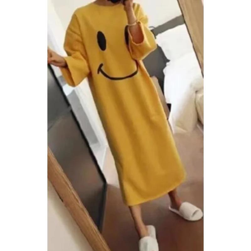 Winternachthemd für Damen, Flanell, große Größe, verdickter Pyjama, warmer Pyjama, Schlafanzug, Schlafanzug, Freizeitanzug, Hauskleidung L von Joom DACH