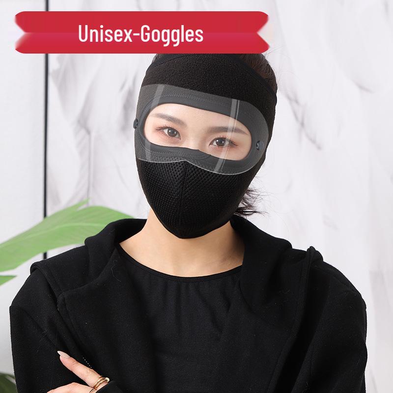 Winterradfahren Winddichte Gesichtsmaske mit Brille - Atmungsaktives Fleece für Männer & Frauen Factory Wholesale von Joom DACH