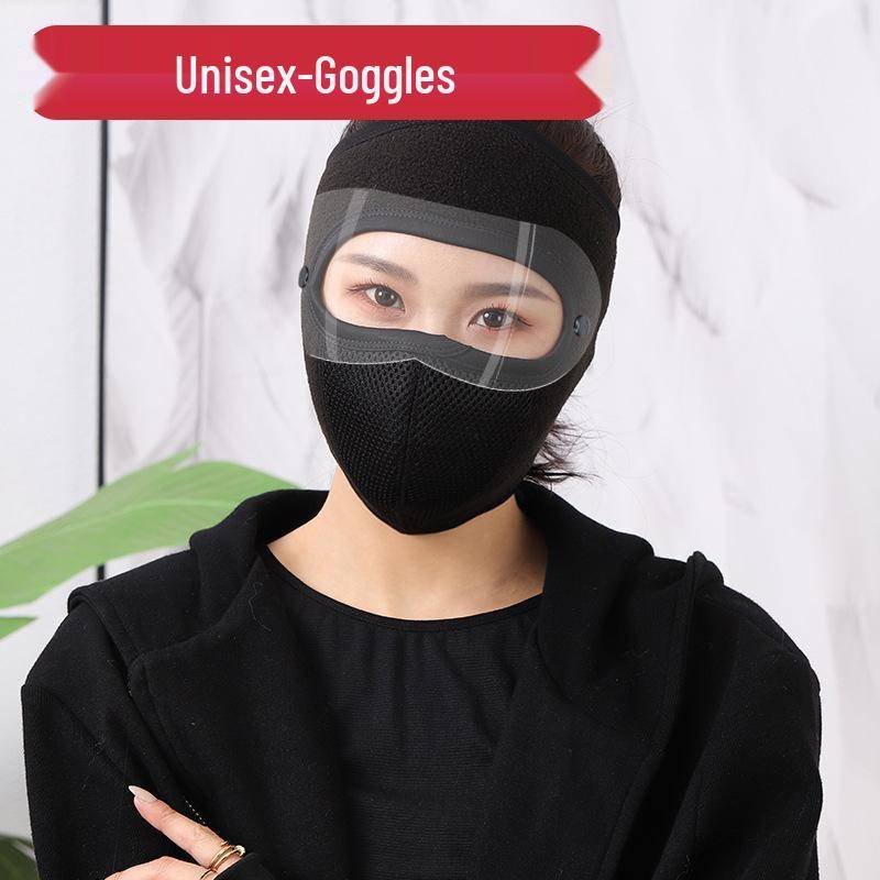 Winterradfahren Winddichte Gesichtsmaske mit Brille - Atmungsaktives Fleece für Männer & Frauen Factory Wholesale von Joom DACH