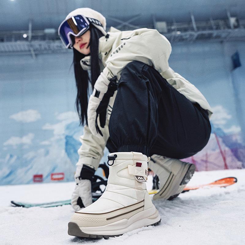 Winterstiefel für Damen und Herren mit dickem Fleece, warm und rutschfest, kurze Stiefel 40 Winterstiefel für Damen und Herren mit dickem Fleece, warm und rutschfest, kurze Stiefel 40 von Joom DACH