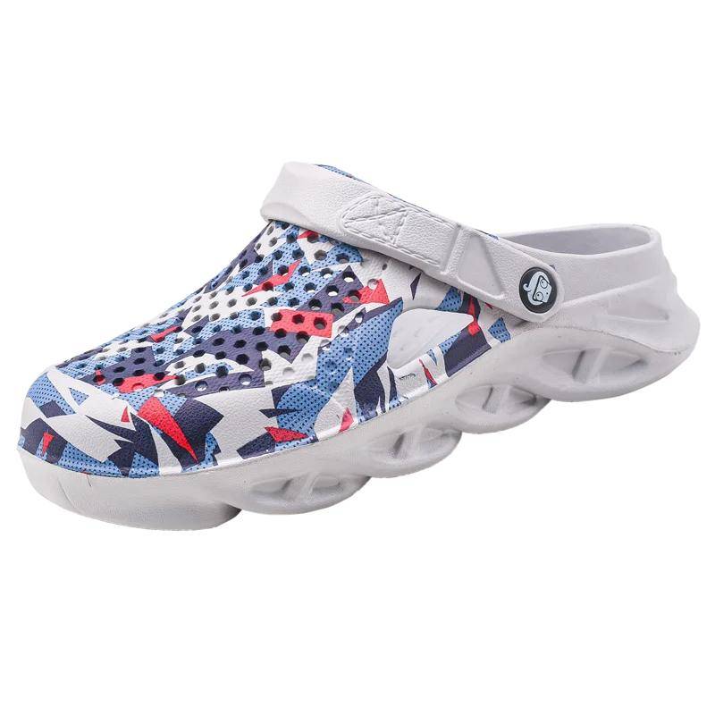 Wohnzimmer-Hausschuhe für Herren Herren-Sandalen aus echtem Leder Bequeme Herren-Sandale Sommerschuhe Zehensandale Haus-Pantoletten Erwachsene 43 von Joom DACH