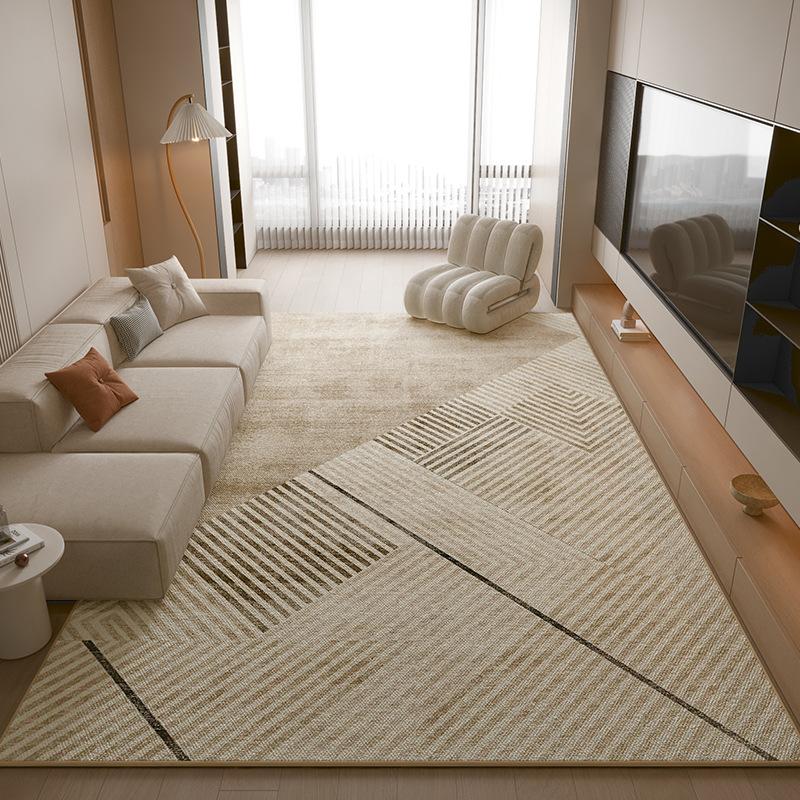 Wohnzimmer Teppich Sofa Couchtisch Teppich Einfach Verschleißfest Rutschfest Eingang Fußmatte 200 * 300cm von Joom DACH