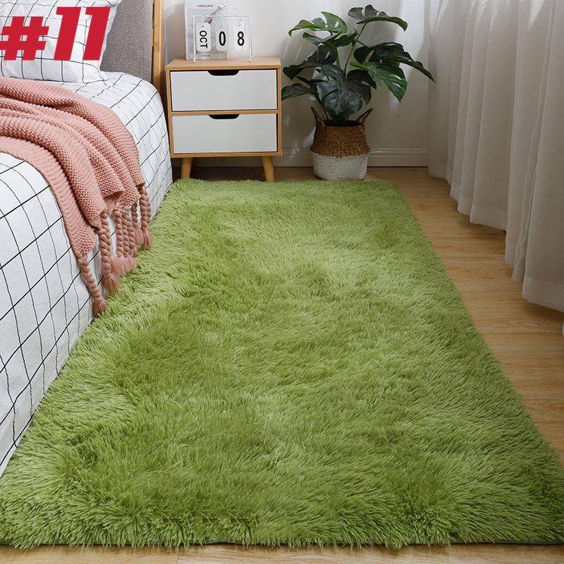 Wohnzimmerteppiche Nachahmung Wolle Pad Fell Teppich Langes Haar Weiches Plüsch Schlafzimmer Sofa 60x160cm von Joom DACH