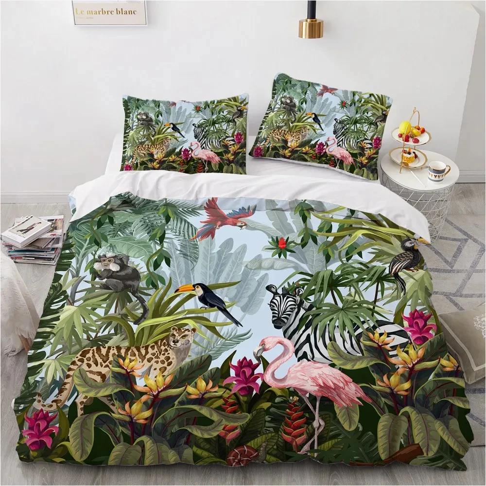 Wolf Tier Bettwäsche Set King Queen Schwarz Weiß Löwe Schlange Wildtiere Polyester Bettbezug Set für Männer Erwachsene 2/3PCS EU single(135x200cm) von Joom DACH