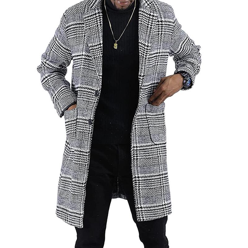 Wolle Herrenmantel Langer Trenchcoat 4XL von Joom DACH