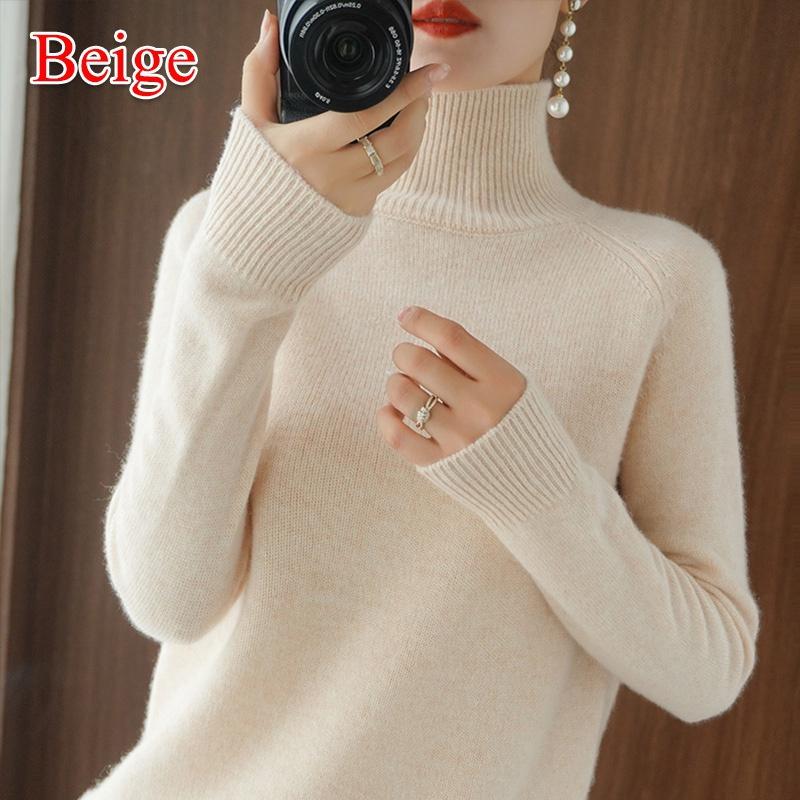 Wolle Reinem Kaschmir Pullover Frauen Pullover Pull Femme Herbst Winte High Neck Stricken Pullover Damen Rollkragen Jumper M Wolle Reinem Kaschmir Pullover Frauen Pullover Pull Femme Herbst Winte High Neck Stricken Pullover Damen Rollkragen Jumper M von Joom DACH