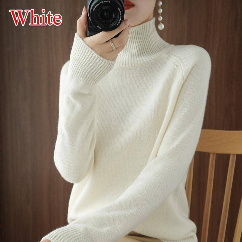 Wolle Reinem Kaschmir Pullover Frauen Pullover Pull Femme Herbst Winte High Neck Stricken Pullover Damen Rollkragen Jumper XXL Wolle Reinem Kaschmir Pullover Frauen Pullover Pull Femme Herbst Winte High Neck Stricken Pullover Damen Rollkragen Jumper XXL von Joom DACH