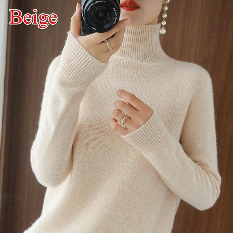 Wolle Reinem Kaschmir Pullover Frauen Pullover Pull Femme Herbst Winte High Neck Stricken Pullover Damen Rollkragen Jumper XXL Wolle Reinem Kaschmir Pullover Frauen Pullover Pull Femme Herbst Winte High Neck Stricken Pullover Damen Rollkragen Jumper XXL von Joom DACH