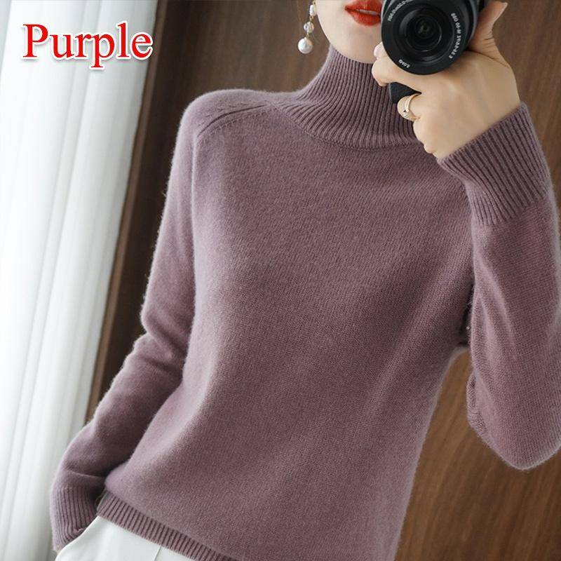 Wolle Reinem Kaschmir Pullover Frauen Pullover Pull Femme Herbst Winte High Neck Stricken Pullover Damen Rollkragen Jumper XXL Wolle Reinem Kaschmir Pullover Frauen Pullover Pull Femme Herbst Winte High Neck Stricken Pullover Damen Rollkragen Jumper XXL von Joom DACH