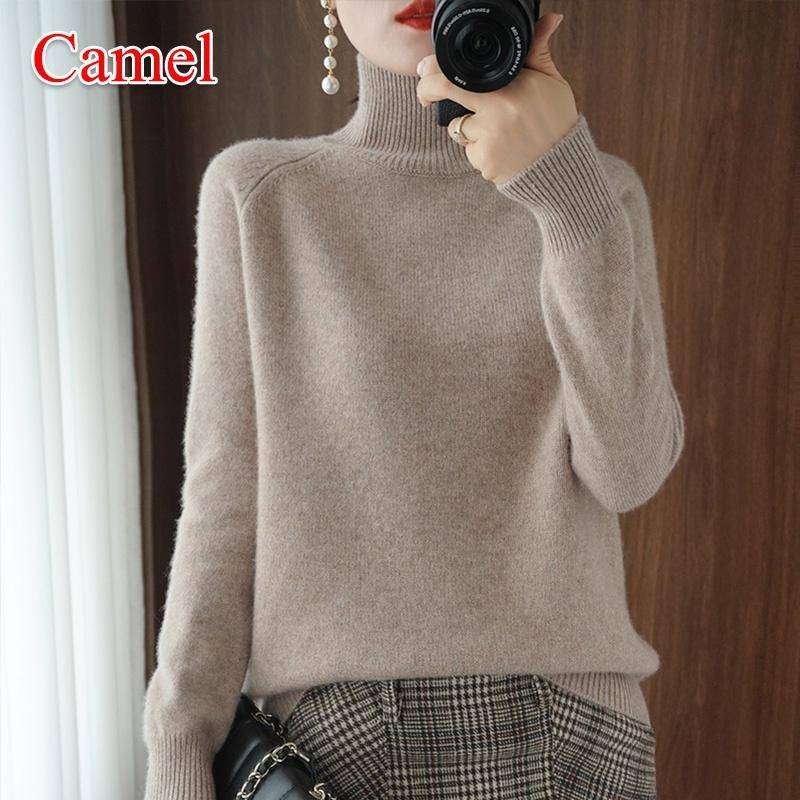 Wolle Reinem Kaschmir Pullover Frauen Pullover Pull Femme Herbst Winte High Neck Stricken Pullover Damen Rollkragen Jumper XXL Wolle Reinem Kaschmir Pullover Frauen Pullover Pull Femme Herbst Winte High Neck Stricken Pullover Damen Rollkragen Jumper XXL von Joom DACH
