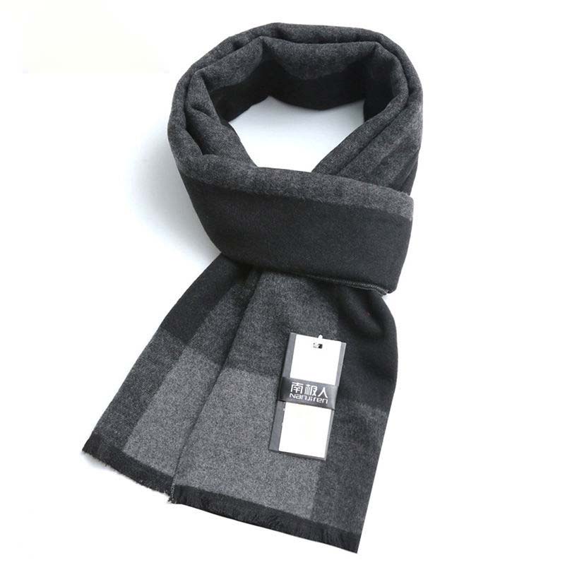Wollschal Herren Winter All-Match Snood Outdoor winddichter und warmer Schal von Joom DACH