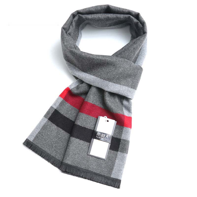 Wollschal Herren Winter All-Match Snood Outdoor winddichter und warmer Schal von Joom DACH