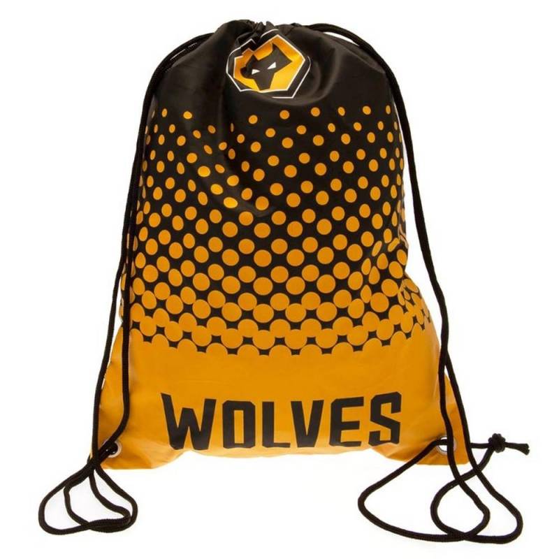 Wolverhampton Wanderers FC Crest Turnbeutel One Size gold/schwarz Wolverhampton Wanderers FC Crest Turnbeutel One Size gold/schwarz von Joom DACH
