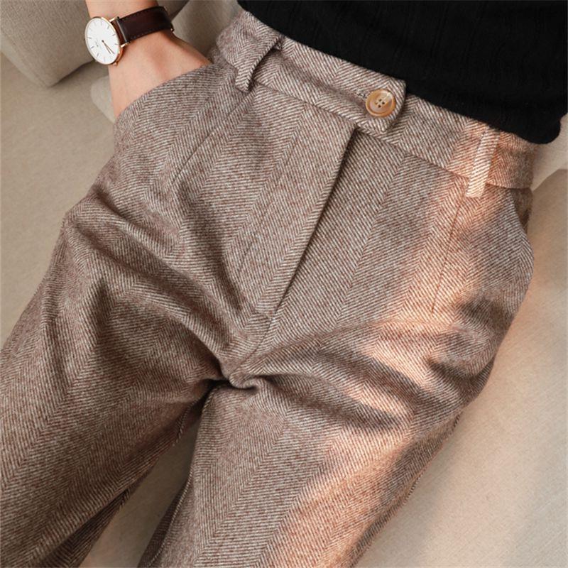 Woolen Hosen frauen Harem Bleistift Hosen Herbst Winter Hohe Taille Casual Anzug Hosen Büro Dame Frauen Hosen S kaffeebraun Woolen Hosen frauen Harem Bleistift Hosen Herbst Winter Hohe Taille Casual Anzug Hosen Büro Dame Frauen Hosen S kaffeebraun von Joom DACH