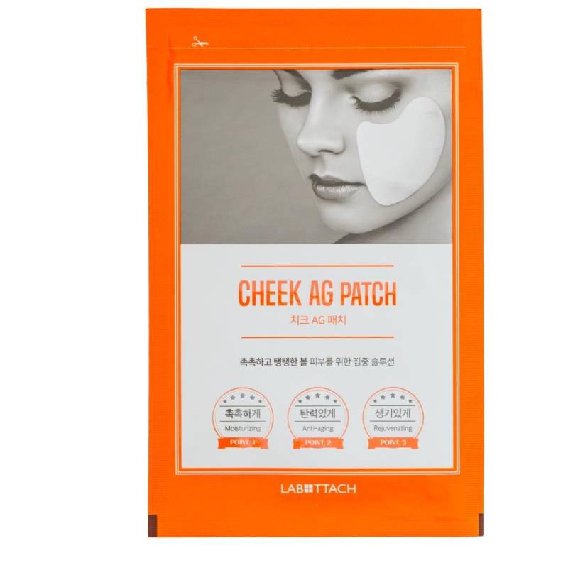 Wooshin Labottach Cheek AG Patch – Hydrożelowa maseczka z kolagenem do pielęgnacji skóry policzków, 2 szt von Joom DACH