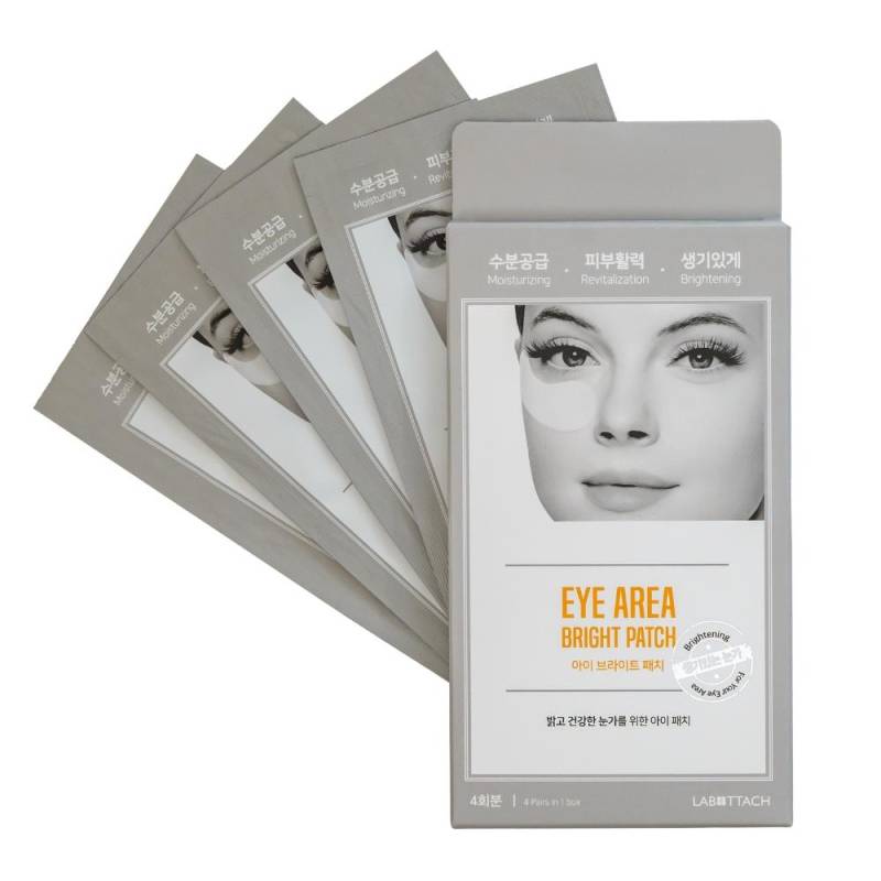 Wooshin Labottach Eye Area Bright Patch a'4 – aufhellende Pflegemaske für die Haut unter den Augen, 4 Paar von Joom DACH