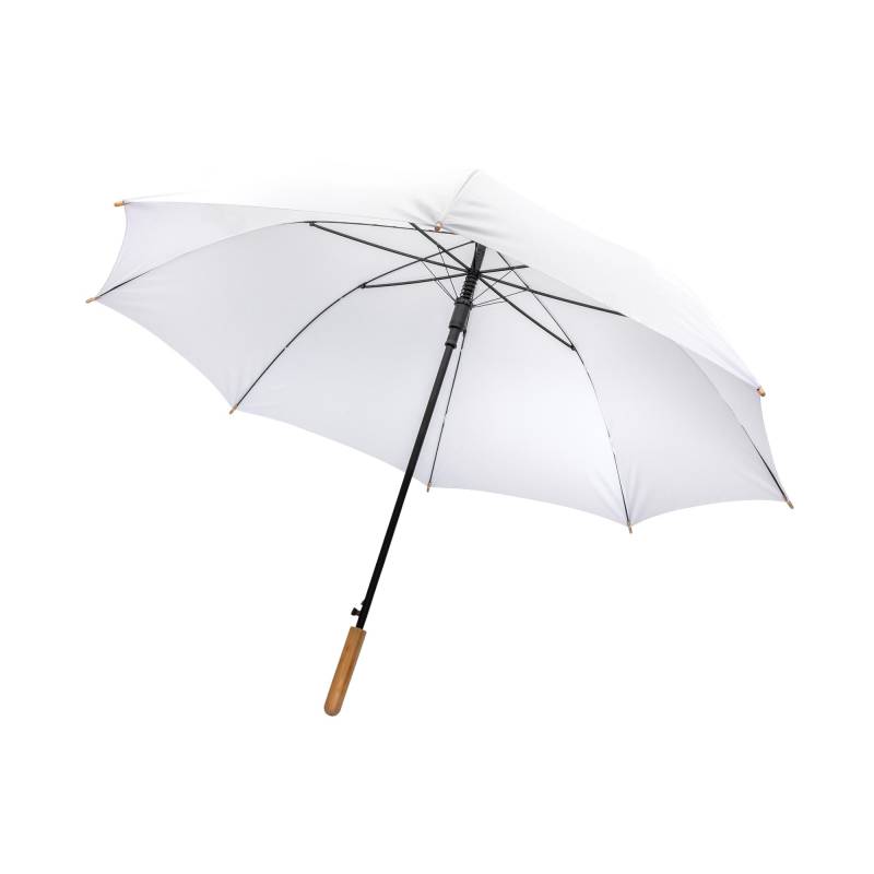 XD Collection Impact Aware Bambusstock-Regenschirm One Size weiß von Joom DACH