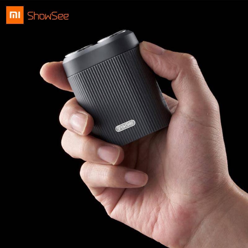XIAOMI Showsee Turbo Elektrorasierer Twin Blade Trocken-Nass-Rasierer Bartschneider Cutter TypeC wiederaufladbare Männer Rasierer Maschine schwarz XIAOMI Showsee Turbo Elektrorasierer Twin Blade Trocken-Nass-Rasierer Bartschneider Cutter TypeC wiederaufladbare Männer Rasierer Maschine schwarz von Joom DACH