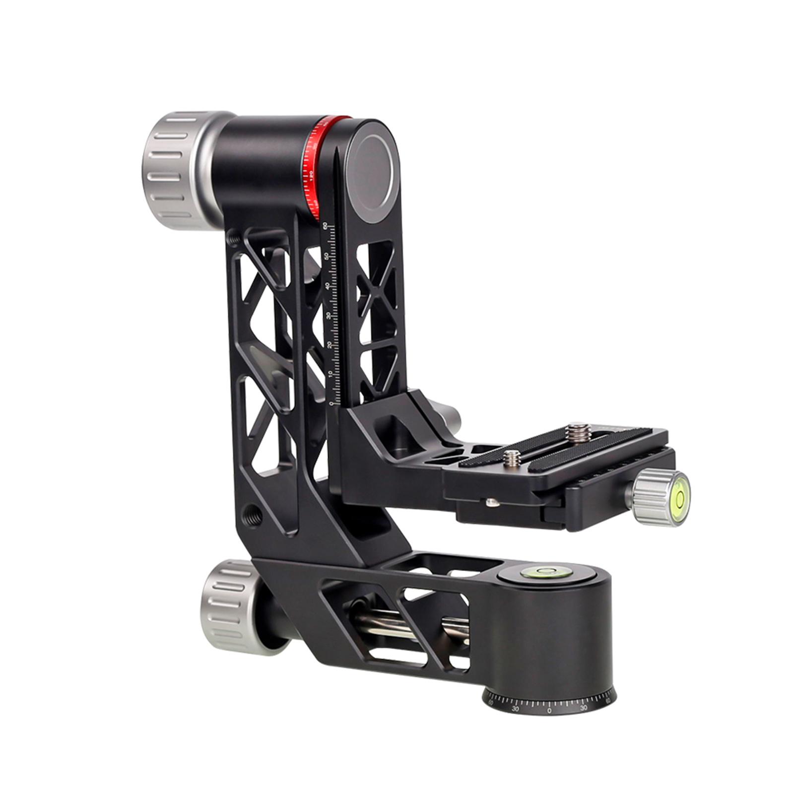 XILETU XGH-3 Panorama-Gimbal-Stativkopf aus Aluminiumlegierungsmaterial mit QR-Platte 1/4 Zoll und 3/8 Zoll schwarz von Joom DACH