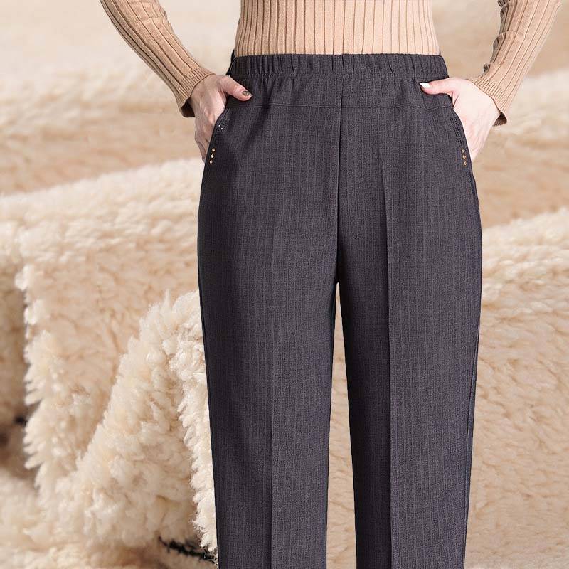 XL-8XL Oversize Casual Hosen Frauen Lange Lose Hosen Hight Taille Frauen Neue Winter Hosen Weibliche Stretch Hosen Lamm Fleece XXXXL von Joom DACH