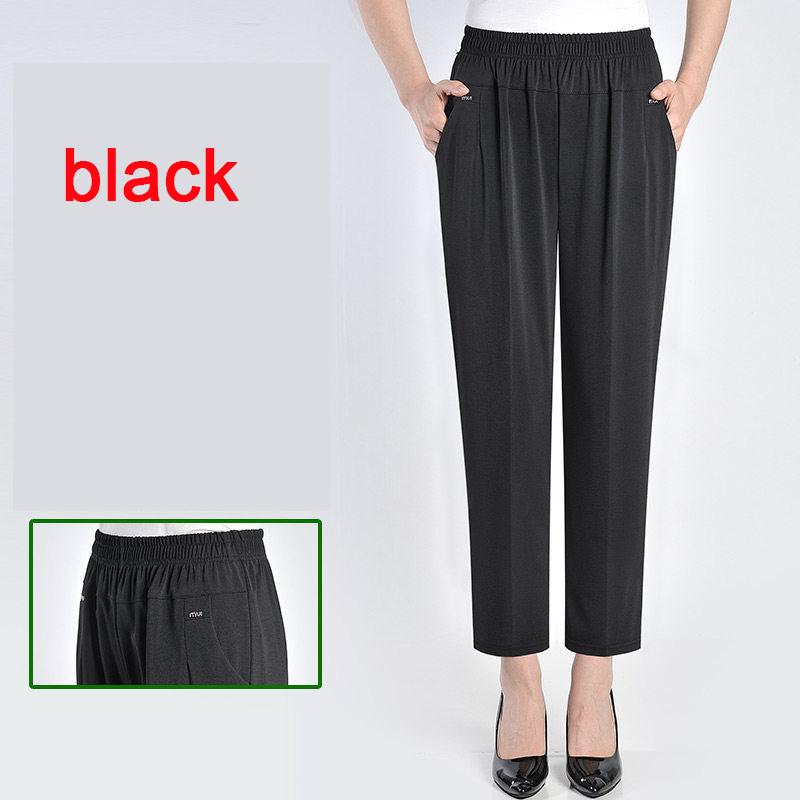 XL-8XL Sommer Eis Seide Fett Mutter Hosen Mittleren Alters Alte Frauen Hosen Oma Lose Hosen Große 4XL schwarz XL-8XL Sommer Eis Seide Fett Mutter Hosen Mittleren Alters Alte Frauen Hosen Oma Lose Hosen Große 4XL schwarz von Joom DACH