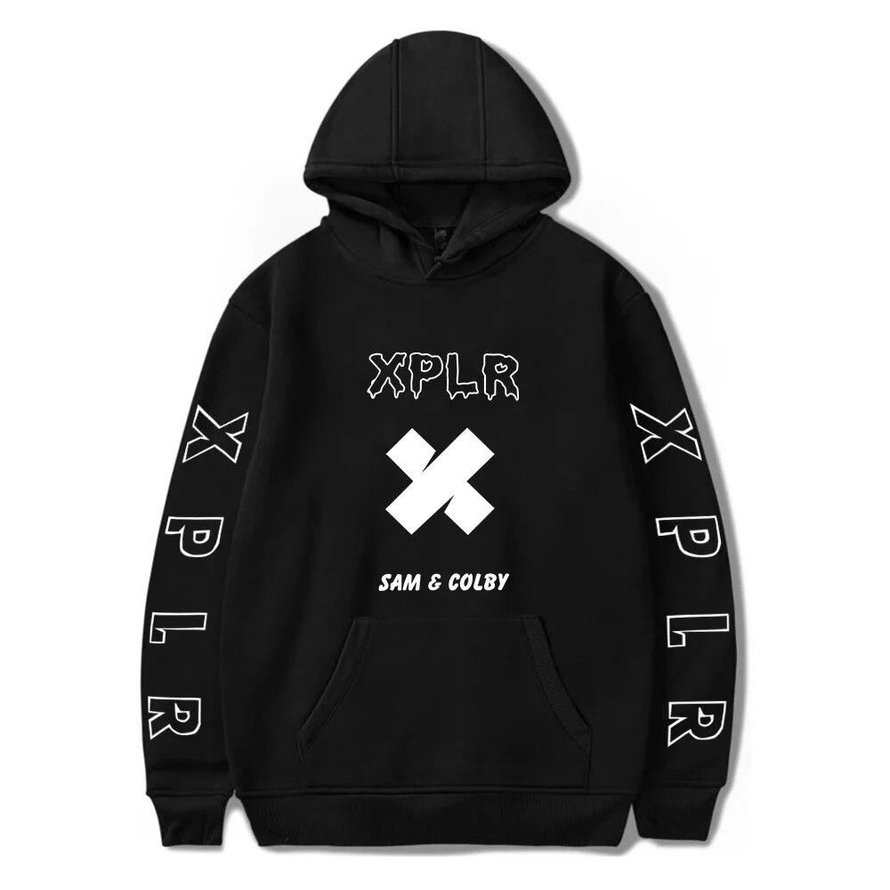 XPLR Hoodie Bedruckter Sam And Colby Hoodies Sweatshirts Herren Damen Hoodie Casual Sweatshirt Sam And Colby Pullover Fleece Hoodie XL schwarz XPLR Hoodie Bedruckter Sam And Colby Hoodies Sweatshirts Herren Damen Hoodie Casual Sweatshirt Sam And Colby Pullover Fleece Hoodie XL schwarz von Joom DACH