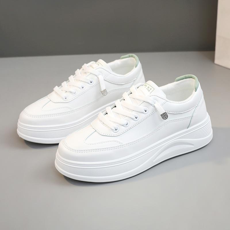 Xq805 Neue Frühjahr Freizeit Weiße Schuhe Bord Schuhe Erhöht Einfache frauen Schuhe Studenten Straße Schuss Trendy Koreanischen Stil 40 von Joom DACH