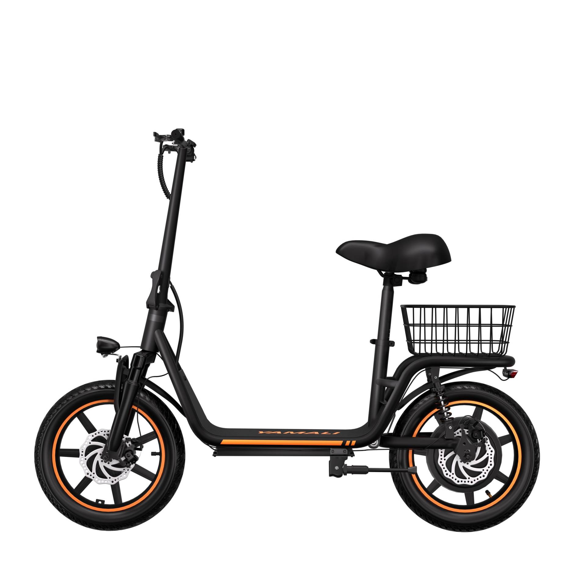 YAMALI X14 City Elektroroller mit Heckrahmen 350W Motor 36V16AH Batterie 14 Zoll Mehrgeländereifen Outdoor Fahr E-Scooter für Erwachsene von Joom DACH