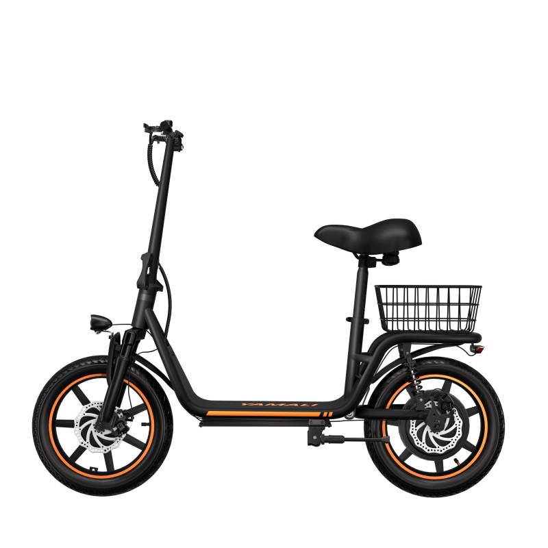 YAMALI X14 City Elektroroller mit Heckrahmen 350W Motor 36V16AH Batterie 14 Zoll Mehrgeländereifen Outdoor Fahr E-Scooter für Erwachsene von Joom DACH
