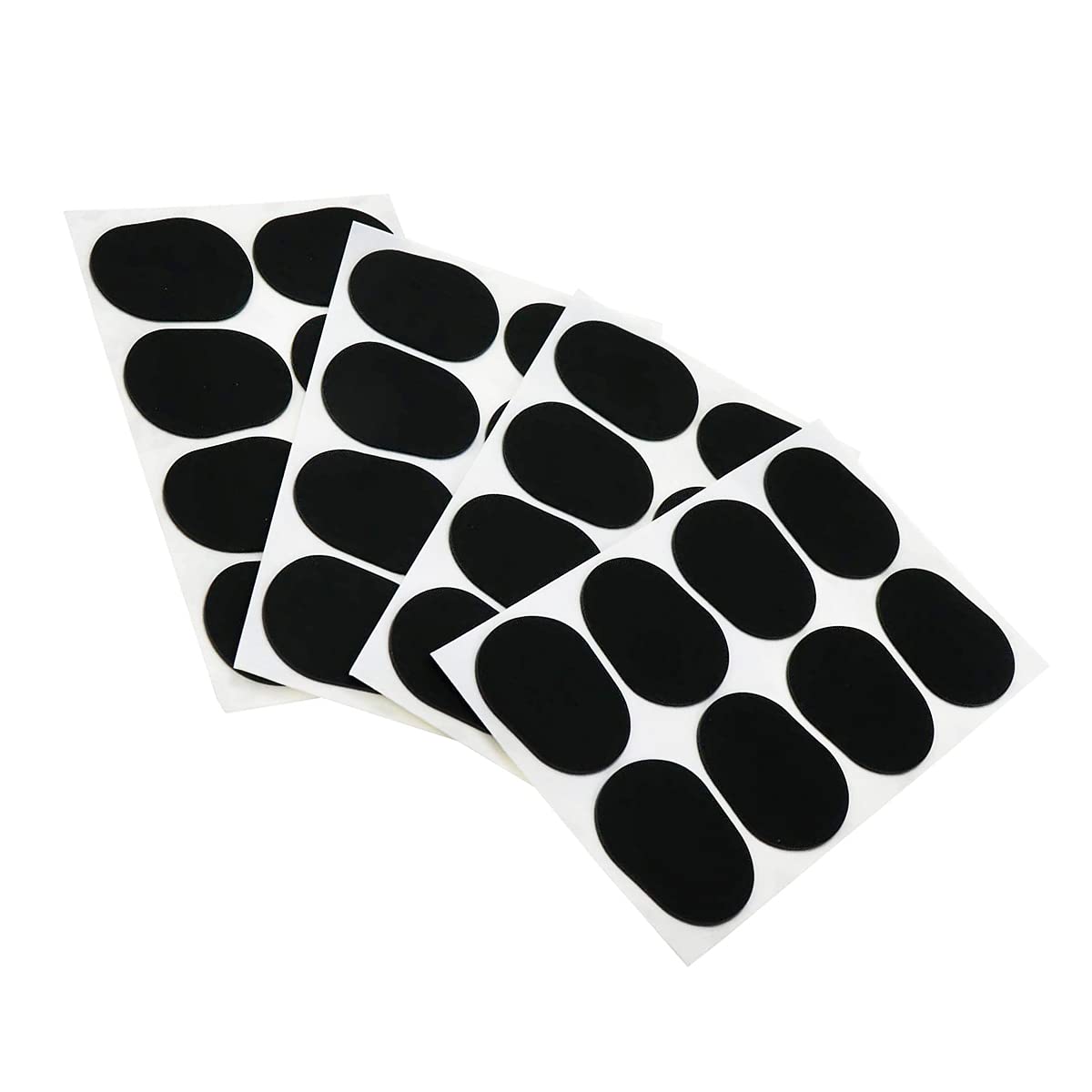 YFFSFDC Mundstück Saxophon Mundstück Altsaxophon Mundstück Gummi Nicht leicht zu leicht zu 32 Stück Patch, Kissen, Pad, Kissen, Material, schwarz von Joom DACH