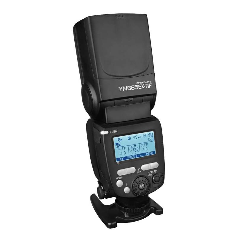 YONGNUO YN685EXRF Oncamera Blitzlicht Master Slave Speedlite GN60 TTL 1/8000s HSS 2s Recycle schwarz von Joom DACH