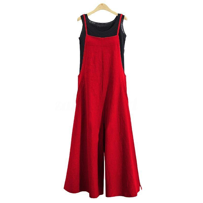 YYFS Damenmode Casual Sommer Frühling Einfarbig Druck Ärmellose Hosen Overalls & Strampler XL rot YYFS Damenmode Casual Sommer Frühling Einfarbig Druck Ärmellose Hosen Overalls & Strampler XL rot von Joom DACH