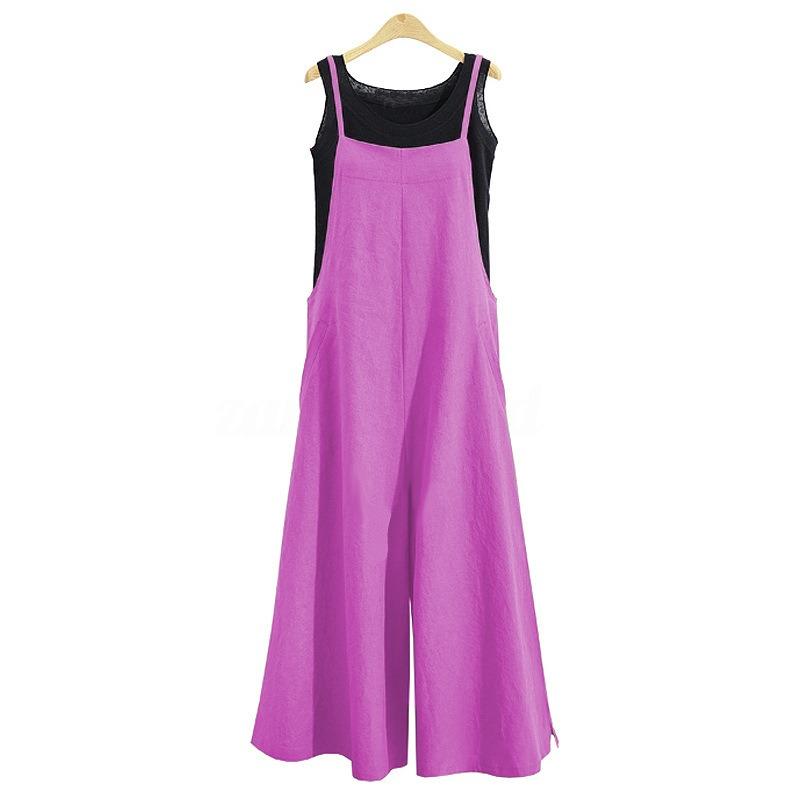 YYFS Damenmode Casual Sommer Frühling Einfarbig Druck Ärmellose Hosen Overalls & Strampler XXXXXL violett YYFS Damenmode Casual Sommer Frühling Einfarbig Druck Ärmellose Hosen Overalls & Strampler XXXXXL violett von Joom DACH