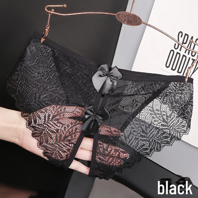 Yan Beiwei Damen-Slip, nahtlos, atmungsaktiv, mit Schleife, offener Schritt, süßer neuer Stil XL von Joom DACH