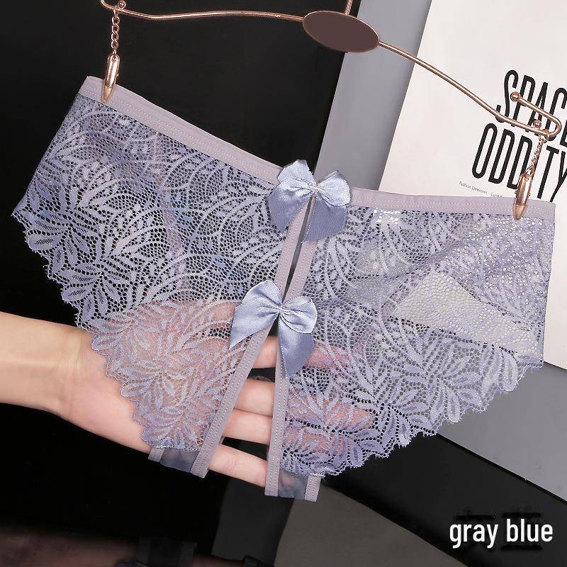 Yan Beiwei Damen-Slip, nahtlos, atmungsaktiv, mit Schleife, offener Schritt, süßer neuer Stil XL von Joom DACH