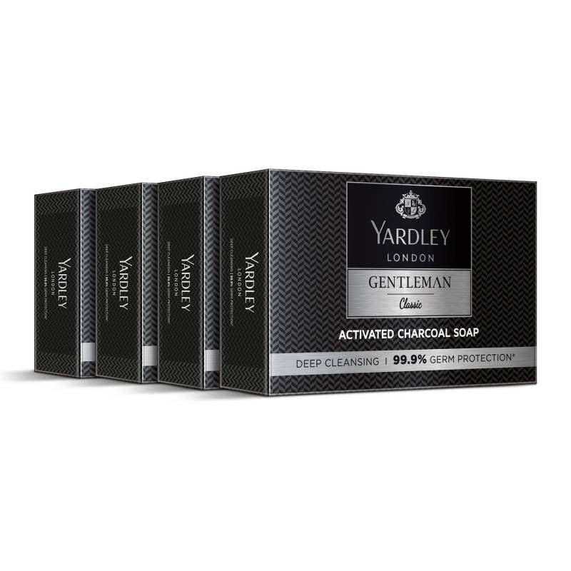 Yardley London Gentleman Classic Aktivkohle Seife 100g X 4N Tiefenreinigung Keimschutz Maskuliner Duft Tägliche Bade Seife Für Männer von Joom DACH