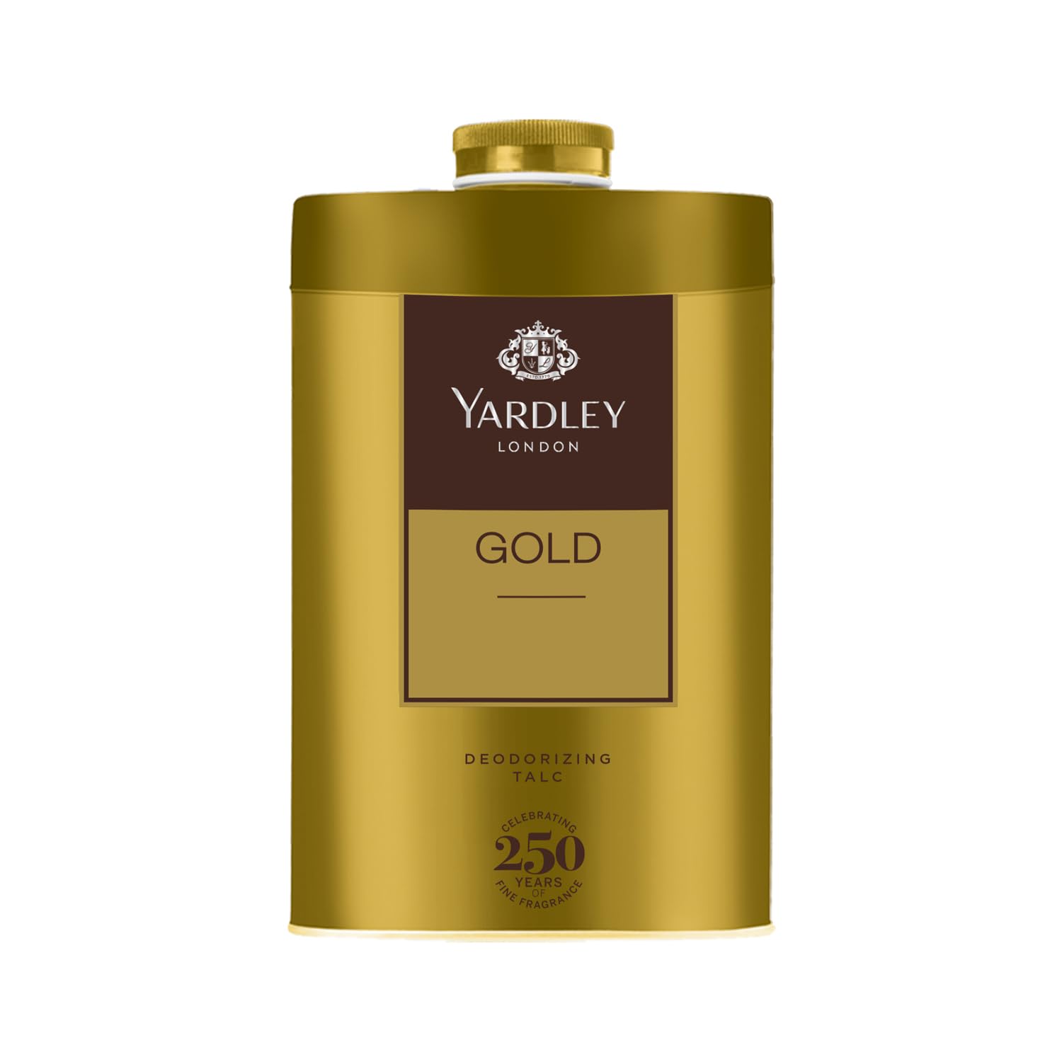 Yardley London Gold Deodorierendes Talkum für Männer 250g Packung mit 1 Frischer Holziger Maskuliner Duft Körperpuder von Joom DACH