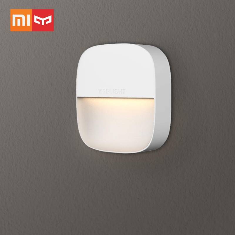 Yeelight Nachtlicht LED Wand Plug-in Lampe Kontrollierte Infrarot Induktion Schlaf Licht Für Flur Schlafzimmer Hause Korridor AC220V weiß von Joom DACH