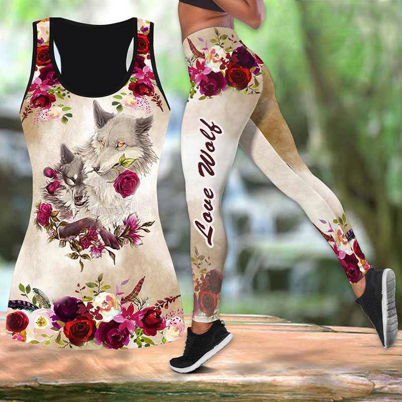 Yoga-Outfit mit Rosen- und Wolf-Aufdruck für Damen, modische 3D-gedruckte Workout-Leggings, Fitness, Sport, hohe Taille, lässige Yoga-Hose für Damen 2022 XL rot Yoga-Outfit mit Rosen- und Wolf-Aufdruck für Damen, modische 3D-gedruckte Workout-Leggings, Fitness, Sport, hohe Taille, lässige Yoga-Hose für Damen 2022 XL rot von Joom DACH
