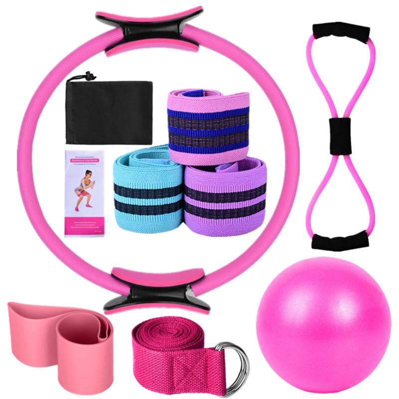 Yoga-Sets für Frauen Pilates zu Hause Ausrüstung Pilates Magic Ring Booty Bands für das Training Out Glutes rosa Yoga-Sets für Frauen Pilates zu Hause Ausrüstung Pilates Magic Ring Booty Bands für das Training Out Glutes rosa von Joom DACH