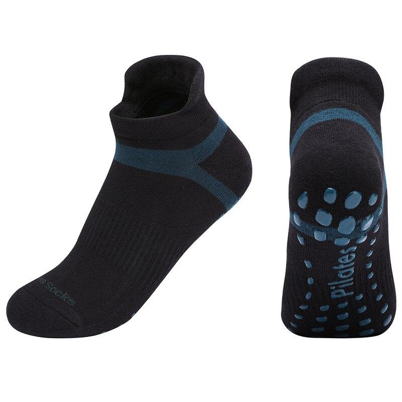 Yoga-Socken für Herren und Damen, professionelle rutschfeste Pilates-Socken aus Silikon, groß, für den Innen- und Außenbereich, Fitness-Socken aus Baumwolle, Tanzsport-Socken EUR 40-43 von Joom DACH